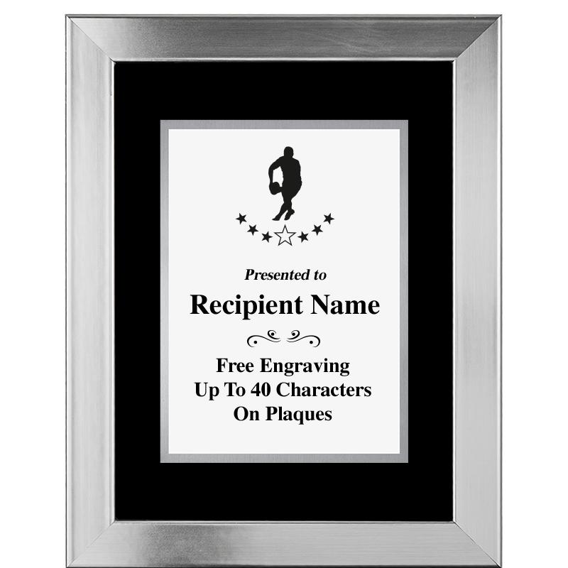 11.5"X14.5" PLATINUM FRAME PLQ