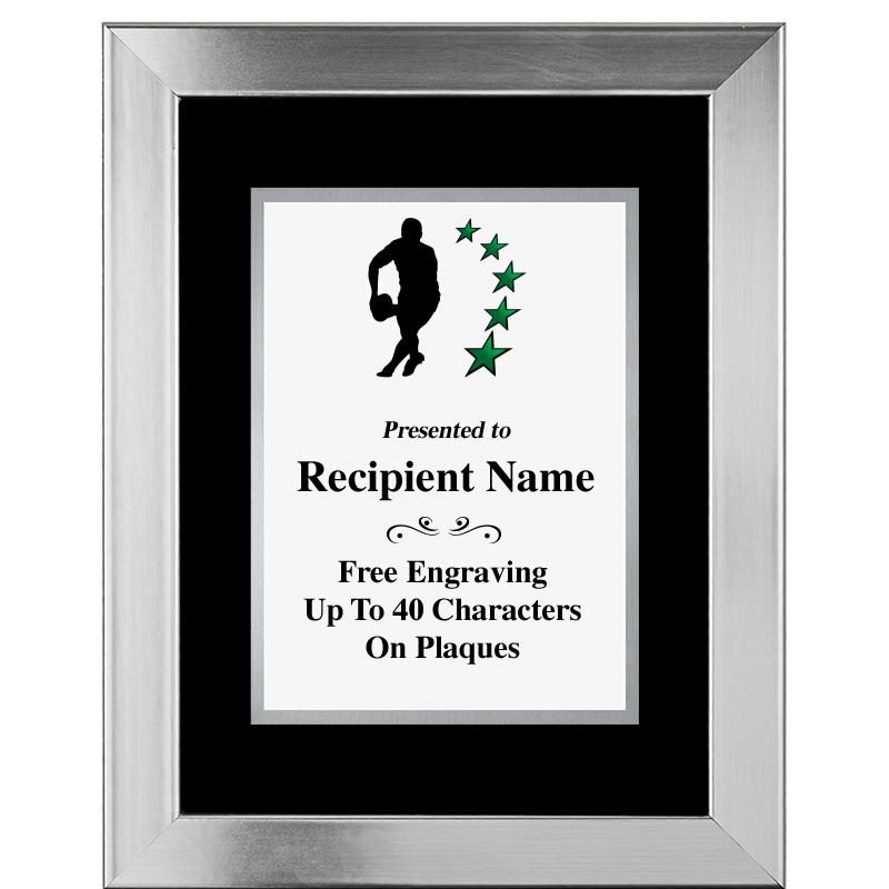 11.5"X14.5" PLATINUM FRAME PLQ