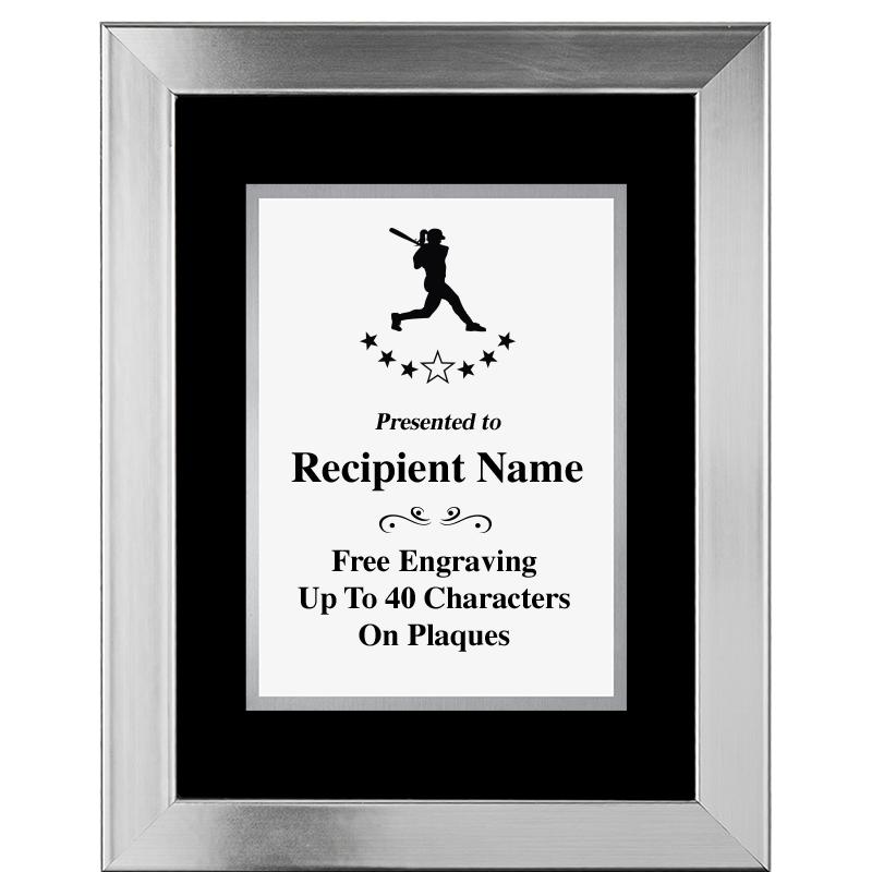 11.5"X14.5" PLATINUM FRAME PLQ