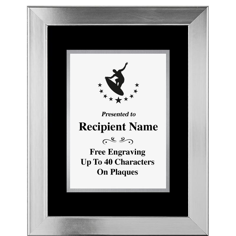 11.5"X14.5" PLATINUM FRAME PLQ