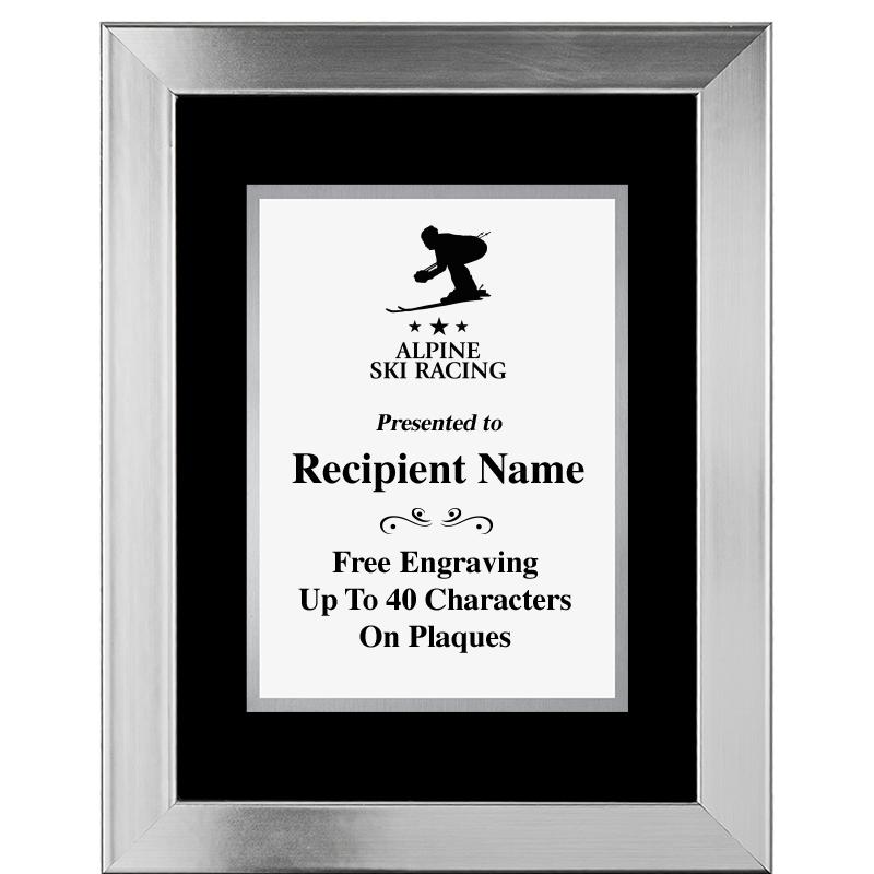 11.5"X14.5" PLATINUM FRAME PLQ