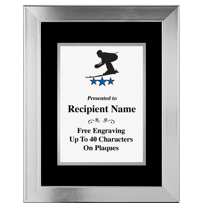 11.5"X14.5" PLATINUM FRAME PLQ