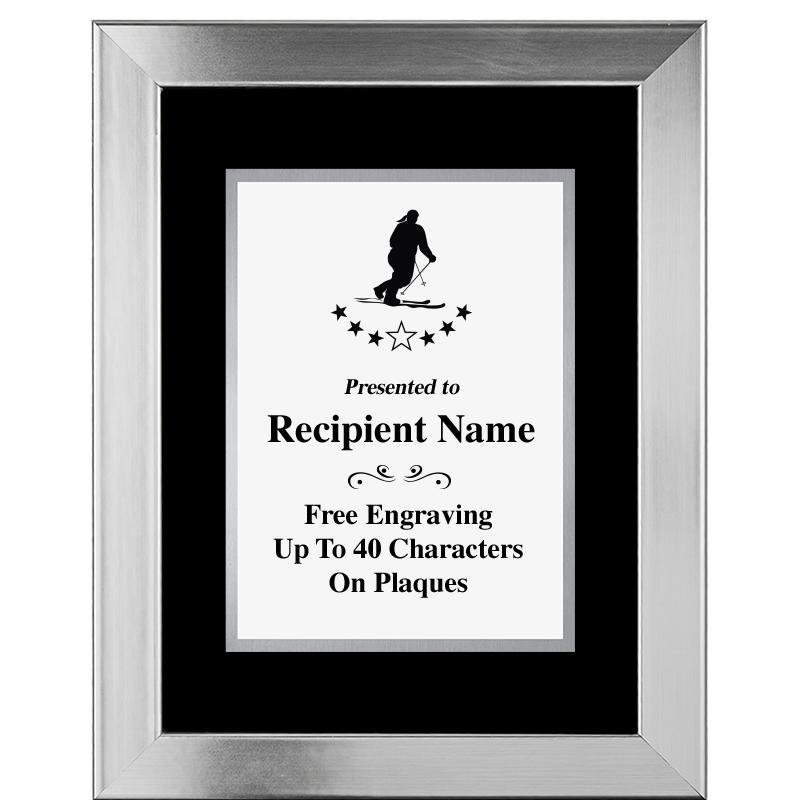 11.5"X14.5" PLATINUM FRAME PLQ