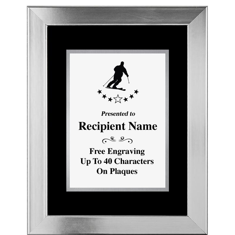 11.5"X14.5" PLATINUM FRAME PLQ