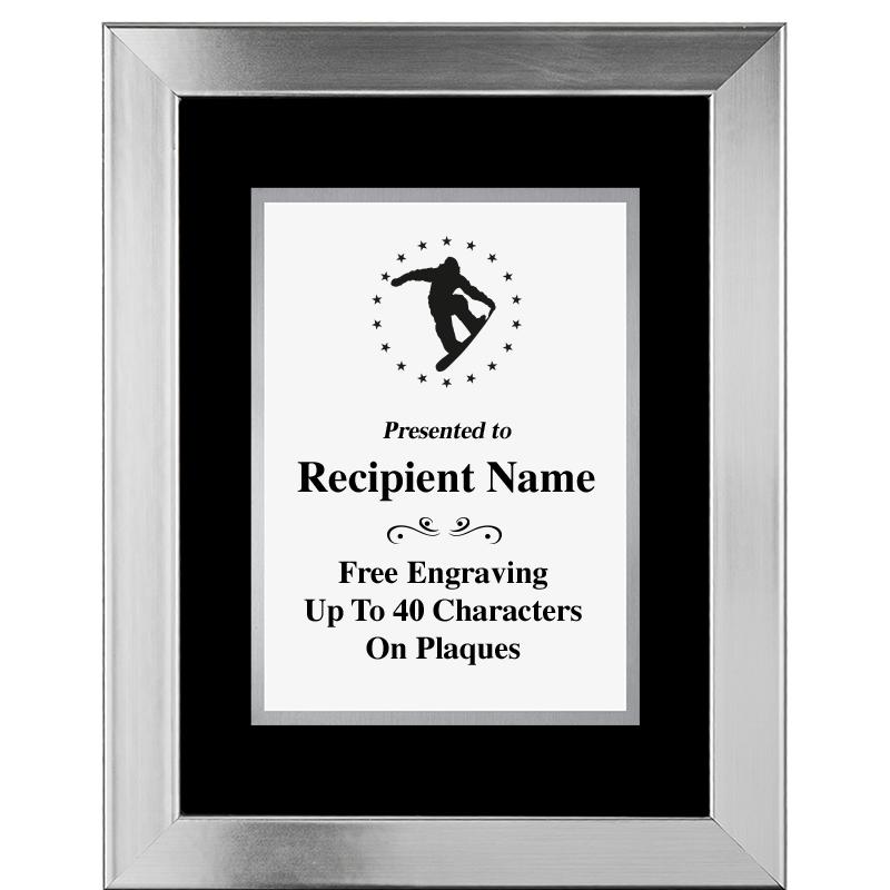 11.5"X14.5" PLATINUM FRAME PLQ