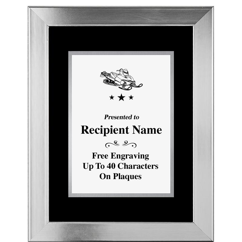 11.5"X14.5" PLATINUM FRAME PLQ