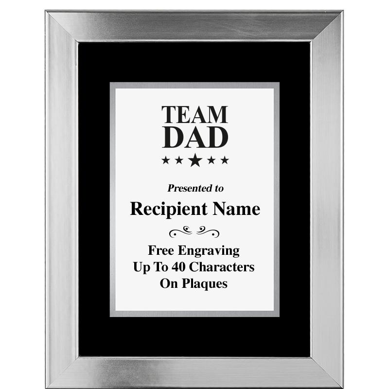 11.5"X14.5" PLATINUM FRAME PLQ
