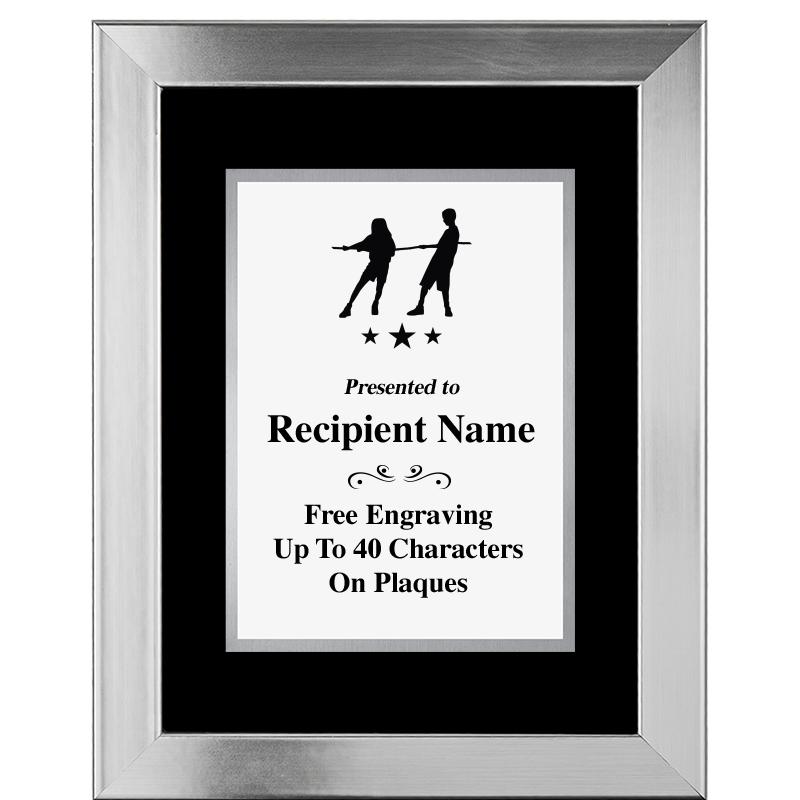 11.5"X14.5" PLATINUM FRAME PLQ