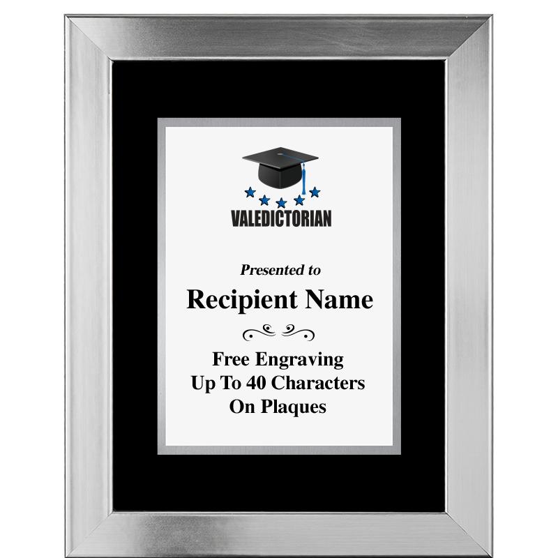 11.5"X14.5" PLATINUM FRAME PLQ