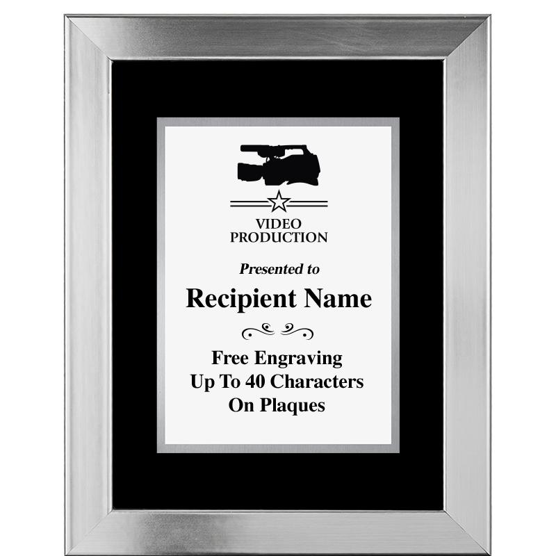 11.5"X14.5" PLATINUM FRAME PLQ