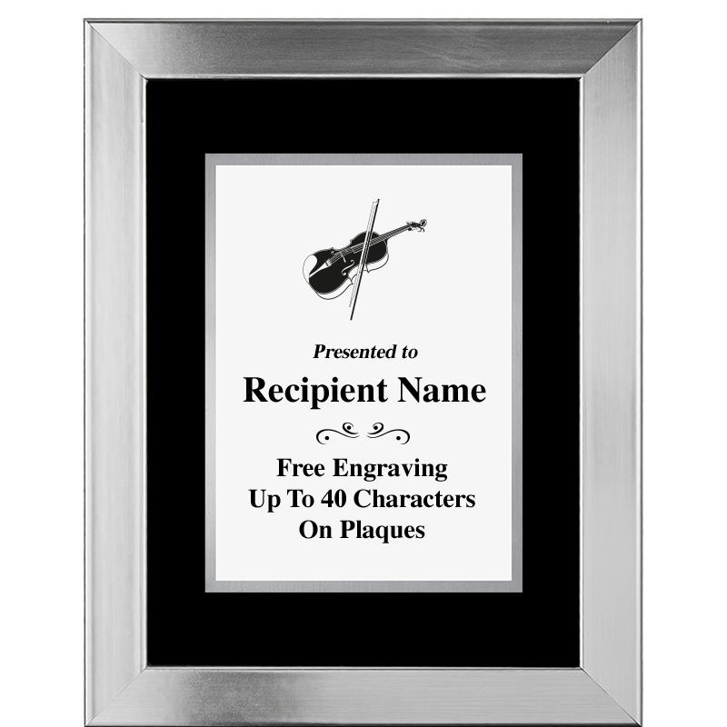 11.5"X14.5" PLATINUM FRAME PLQ