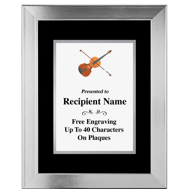 11.5"X14.5" PLATINUM FRAME PLQ