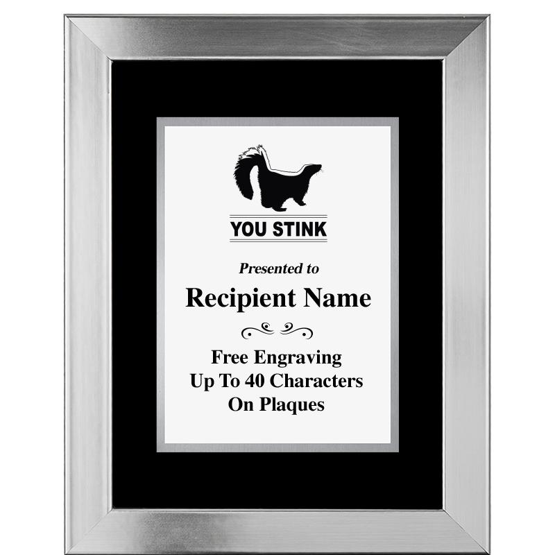 11.5"X14.5" PLATINUM FRAME PLQ