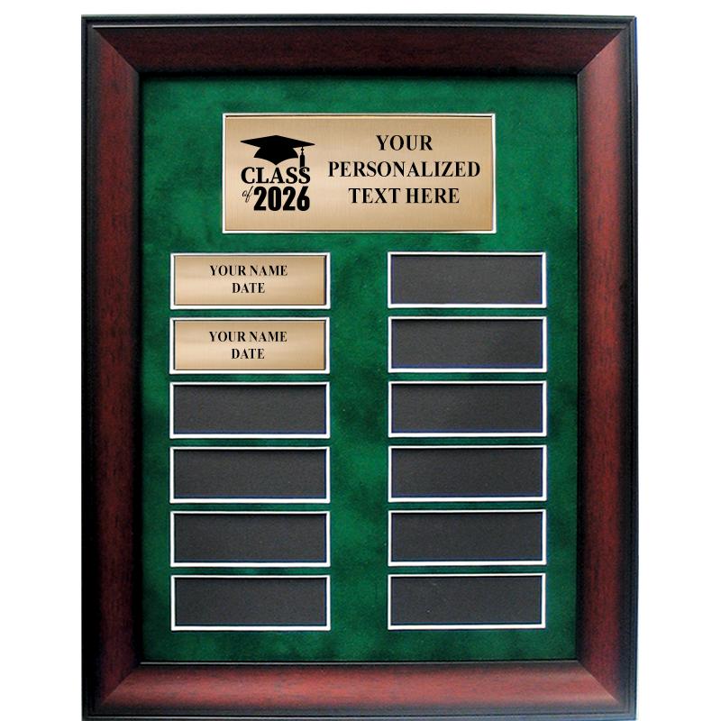 11"X14"MAHOGANY PERPETUAL PLAQ