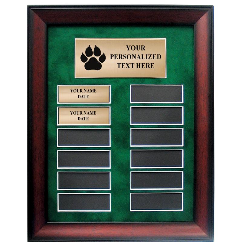 11"X14"MAHOGANY PERPETUAL PLAQ