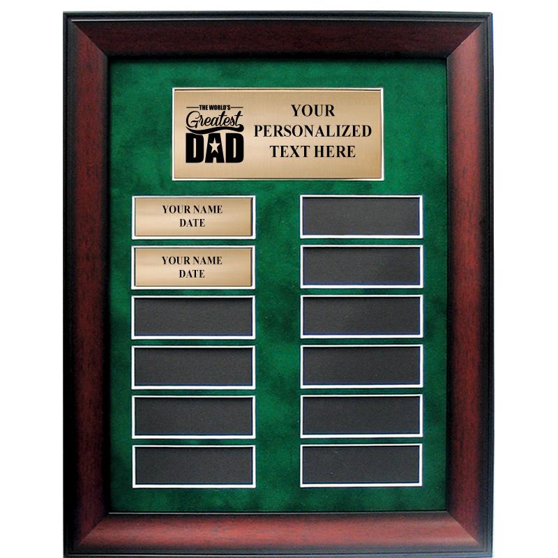 11"X14"MAHOGANY PERPETUAL PLAQ