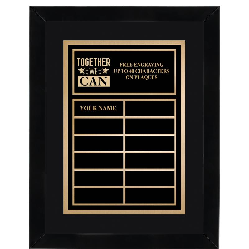 11X14" PERP 12 PLT BK OMEGA PL