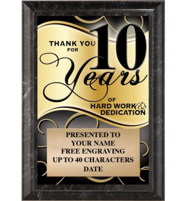 Thank You For 10 Years Of Hard Work & Dedication