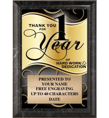 Thank You For 1 Year Of Hard Work & Dedication