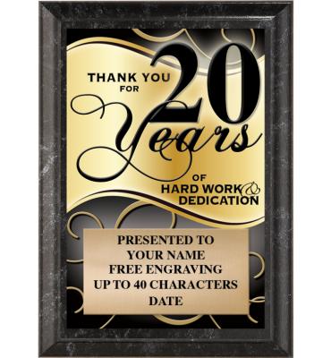 Thank You For 20 Years Of Hard Work & Dedication