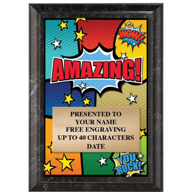 5X7 SHOW STOPR RECOGNITION PLQ