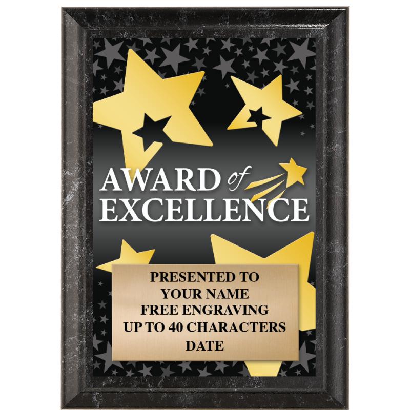 5X7 SHOW STOPR RECOGNITION PLQ