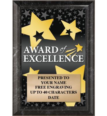 Award Of Excellence Show Stopper Plaque
