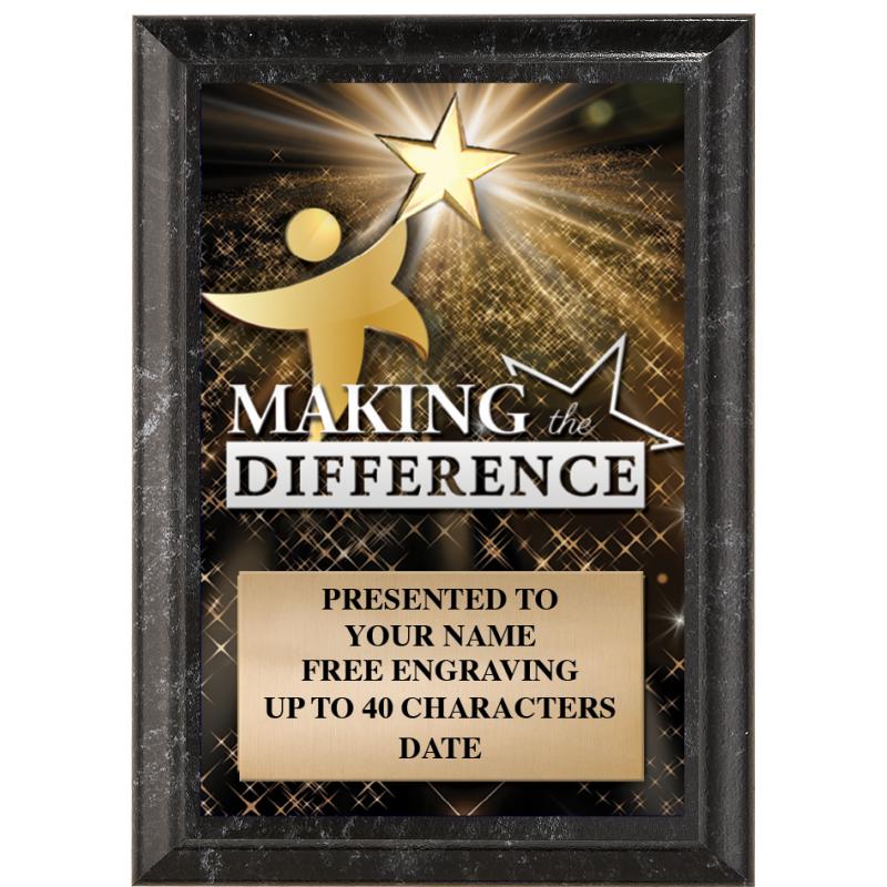 5X7 SHOW STOPR RECOGNITION PLQ