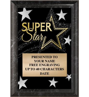Super Star Show Stopper Plaque