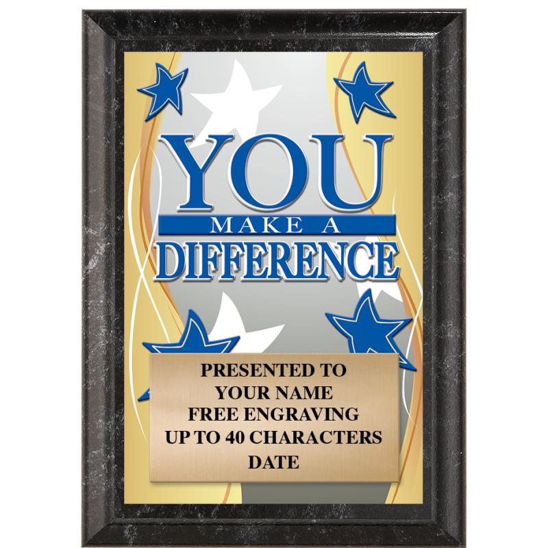 5X7 SHOW STOPR RECOGNITION PLQ