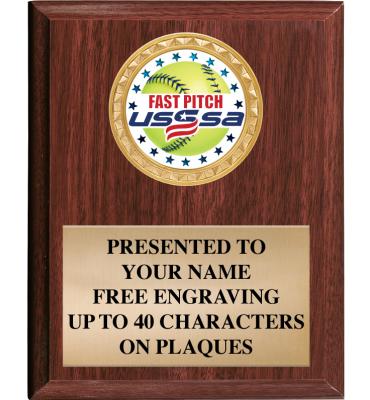 USSSA Classic Wood Plaques