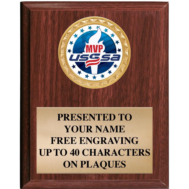 4X6 USSSA WOOD PLAQUE