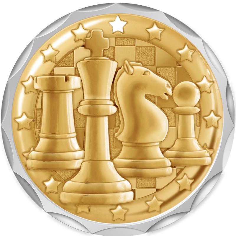 2.2" SILVER BUTTON INSERT PIN