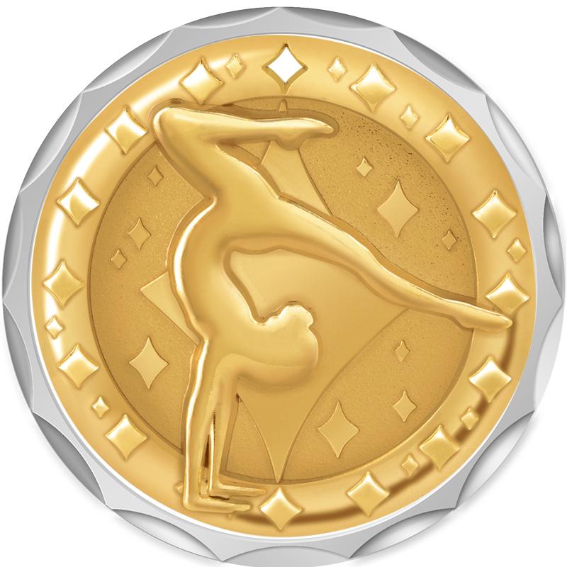 2.2" SILVER BUTTON INSERT PIN