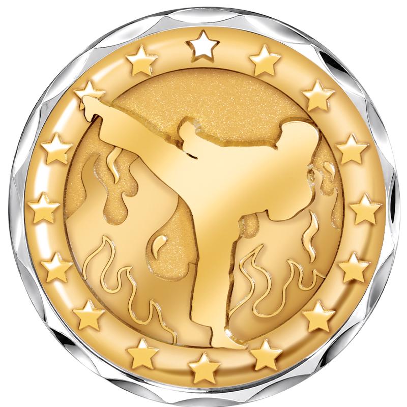 2.2" SILVER BUTTON INSERT PIN