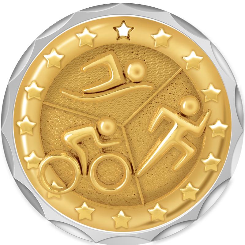 2.2" SILVER BUTTON INSERT PIN