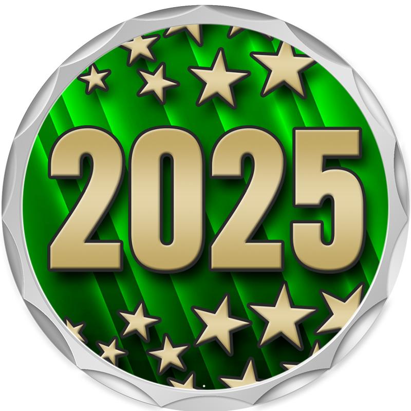 2.2" SILVER BUTTON INSERT PIN