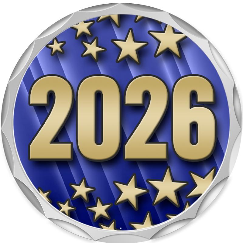 2.2" SILVER BUTTON INSERT PIN