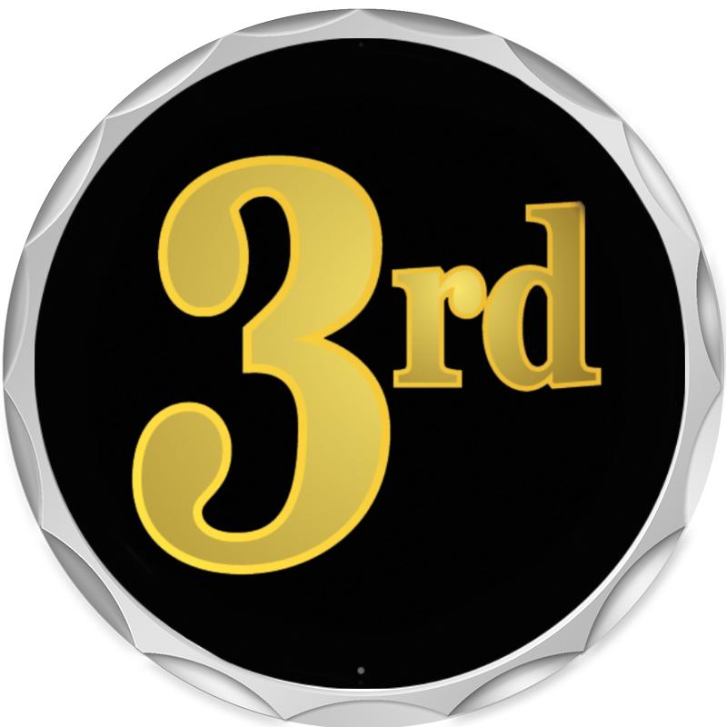 2.2" SILVER BUTTON INSERT PIN