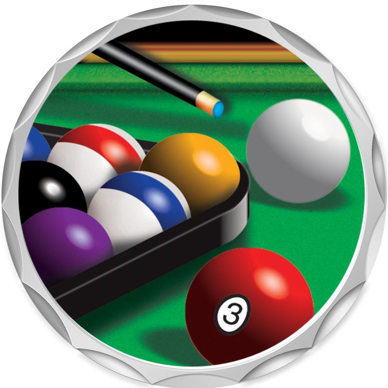 2.2" SILVER BUTTON INSERT PIN