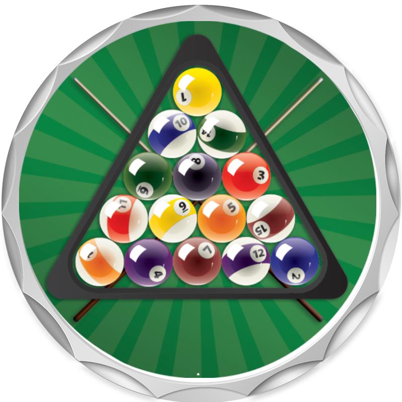 2.2" SILVER BUTTON INSERT PIN