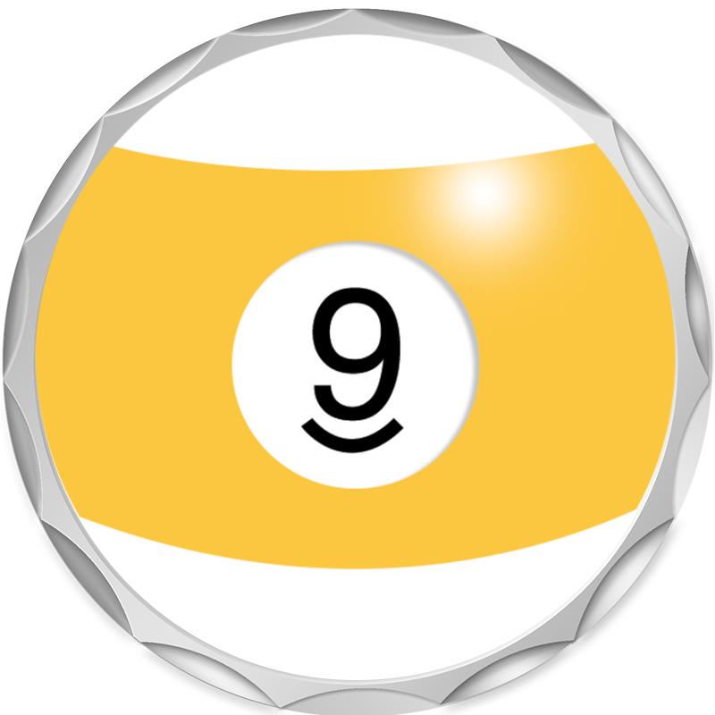 2.2" SILVER BUTTON INSERT PIN