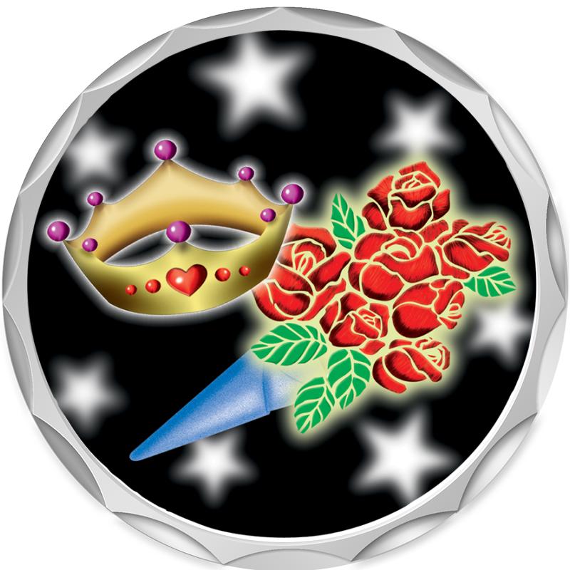 2.2" SILVER BUTTON INSERT PIN