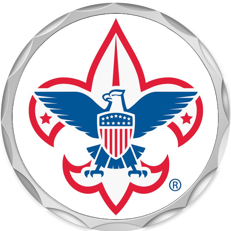 2.2" SILVER BUTTON INSERT PIN