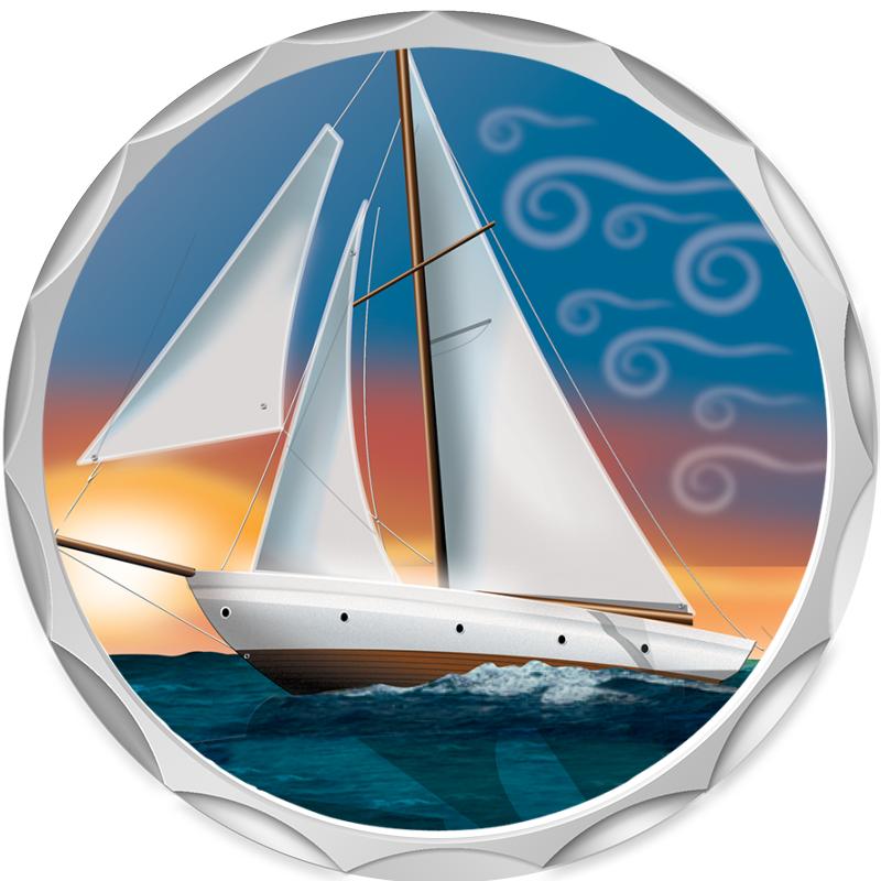 2.2" SILVER BUTTON INSERT PIN