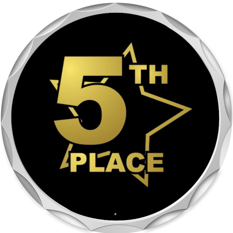 2.2" SILVER BUTTON INSERT PIN