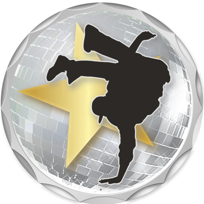 2.2" SILVER BUTTON INSERT PIN