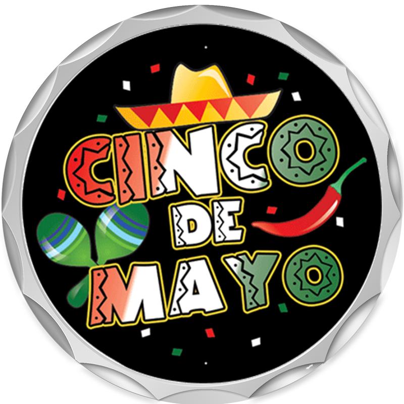 2.2" SILVER BUTTON INSERT PIN