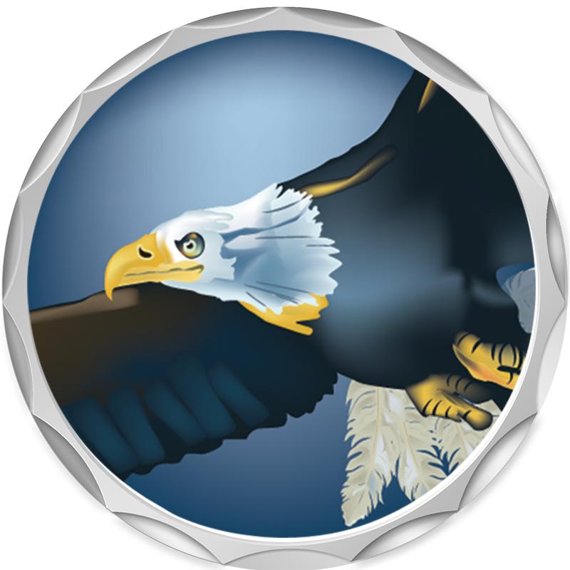 2.2" SILVER BUTTON INSERT PIN