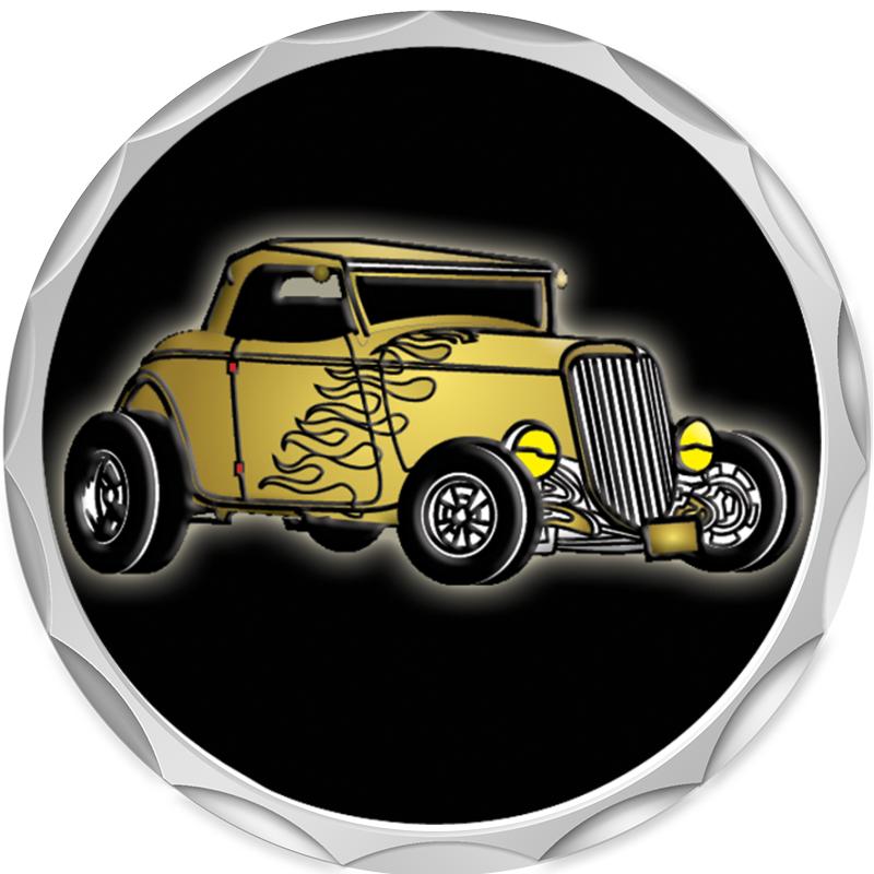 2.2" SILVER BUTTON INSERT PIN